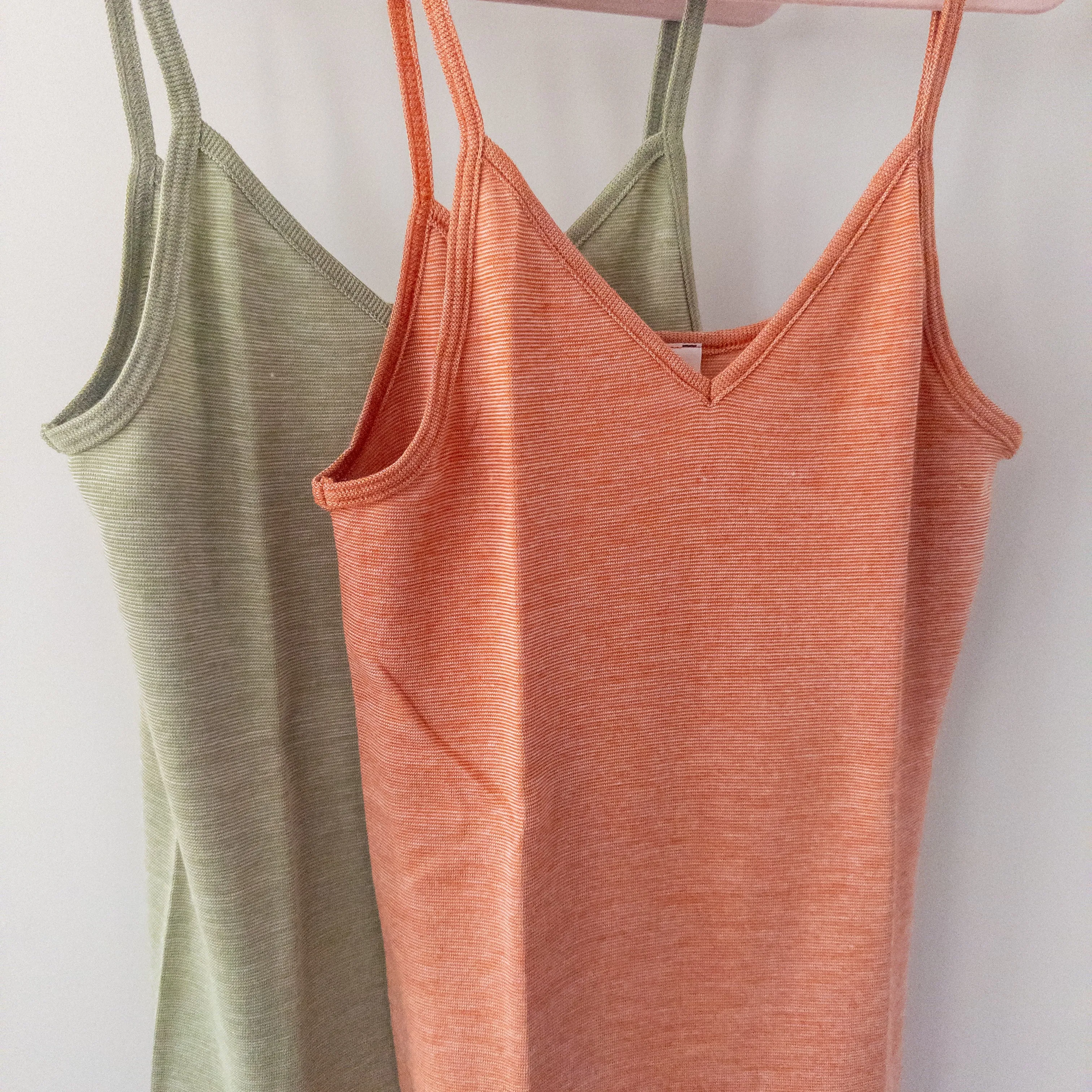 HOCOSA Women's Camisole in Organic Cotton/Wool/Silk