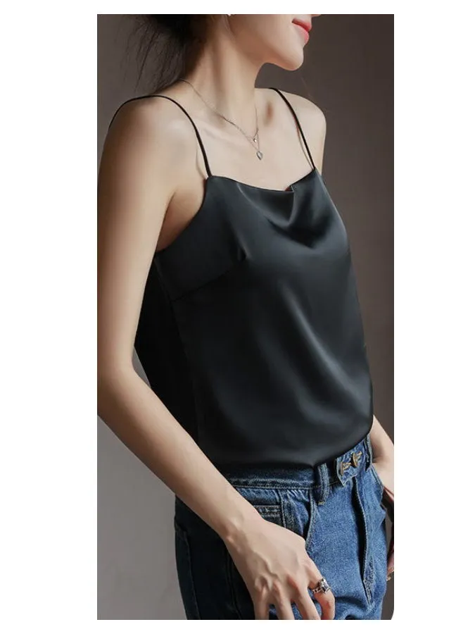 Ice Silk Bra Cup Camisole HL3763