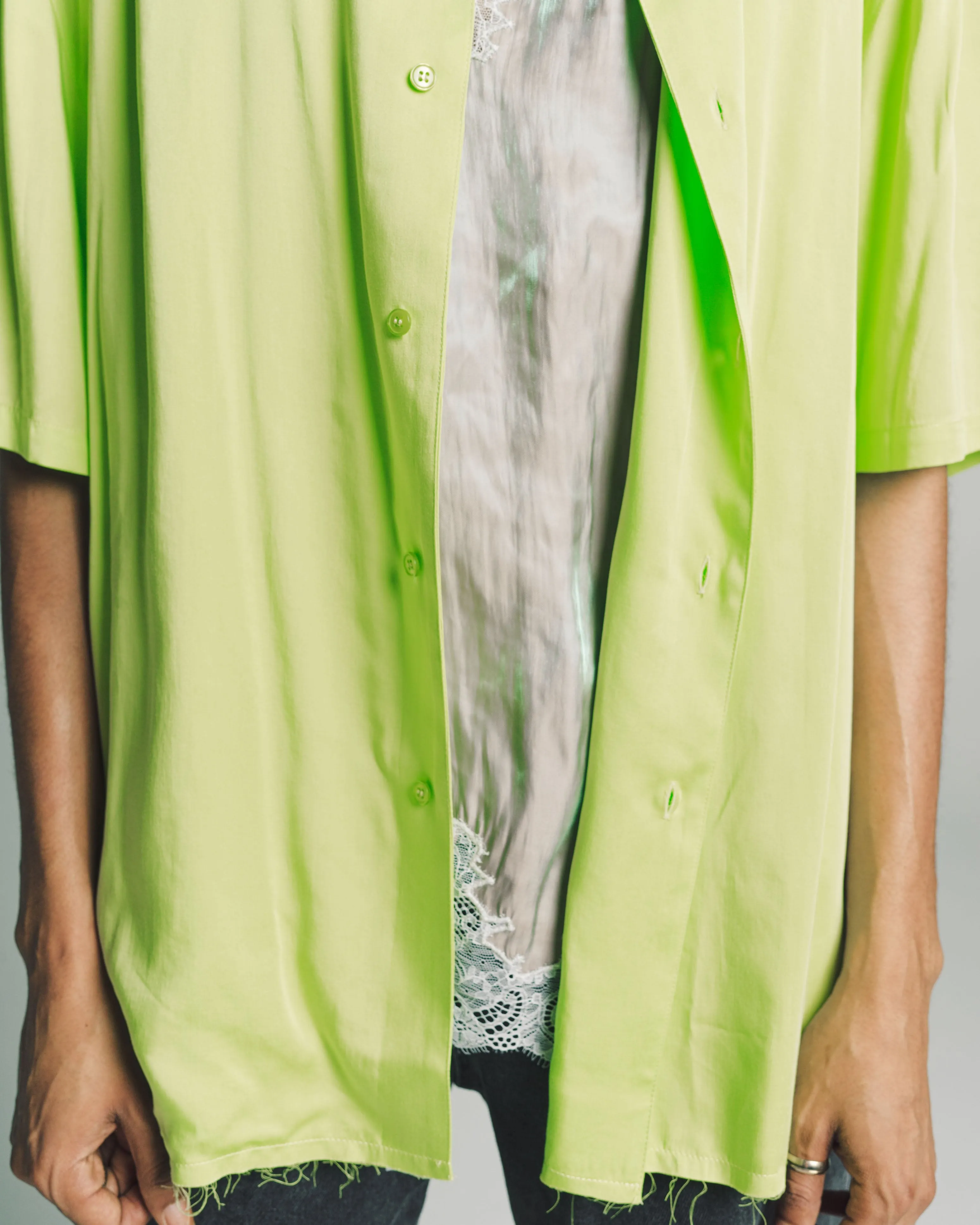 Iridescent Lime Camisole Shirt