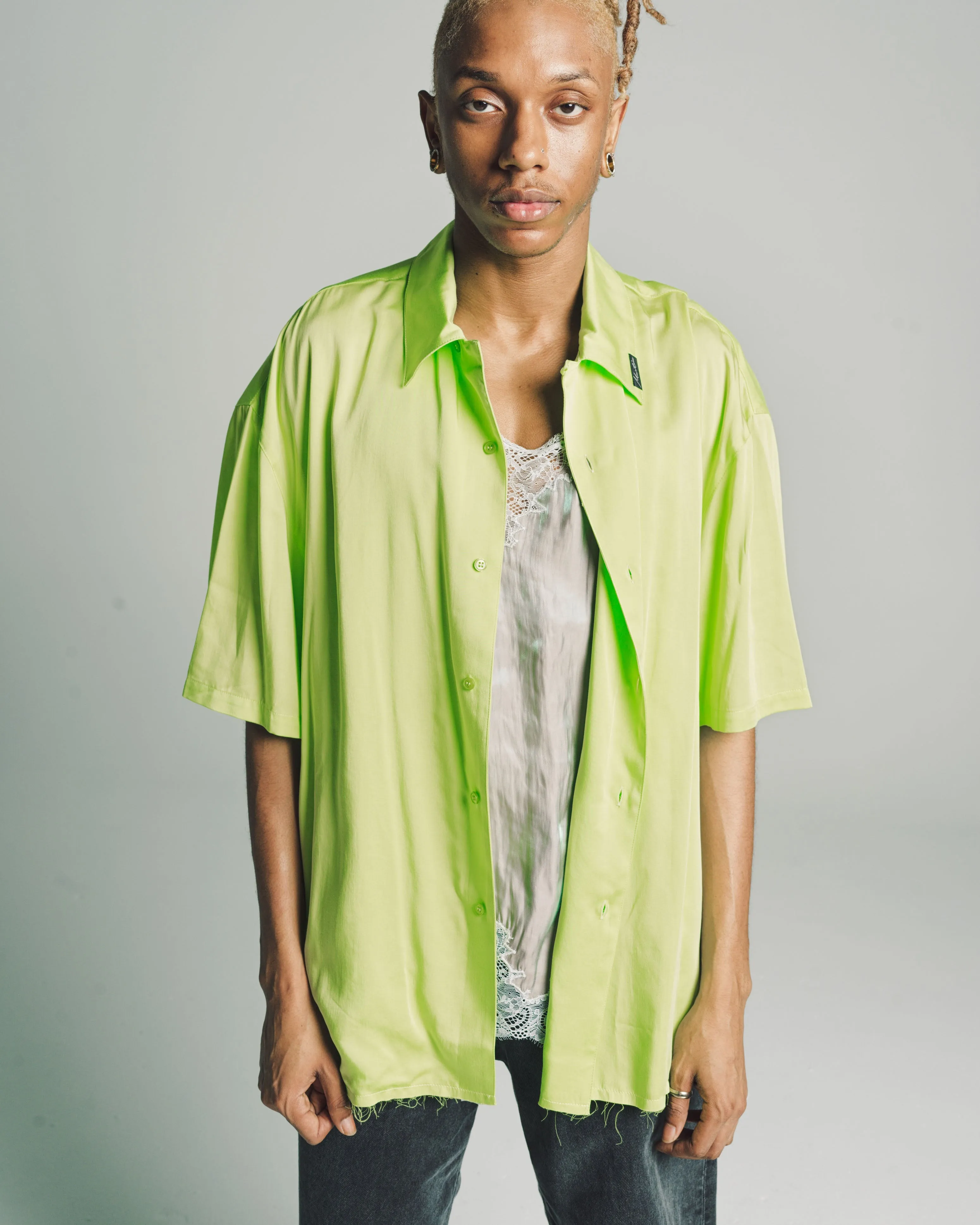 Iridescent Lime Camisole Shirt