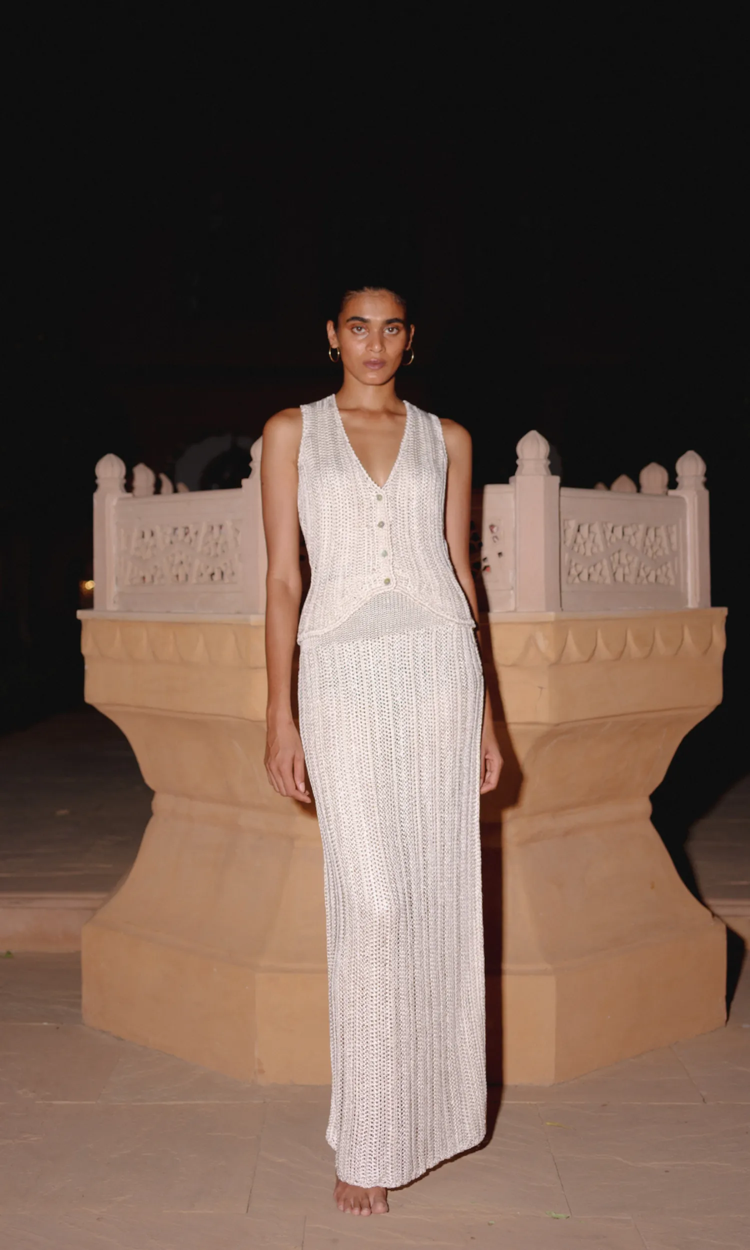 JAIPUR VEST IVORY