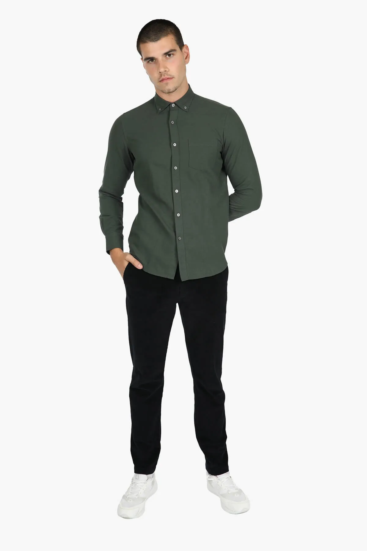 James Harper | Diamond Texture Slim Fit Casual Shirt