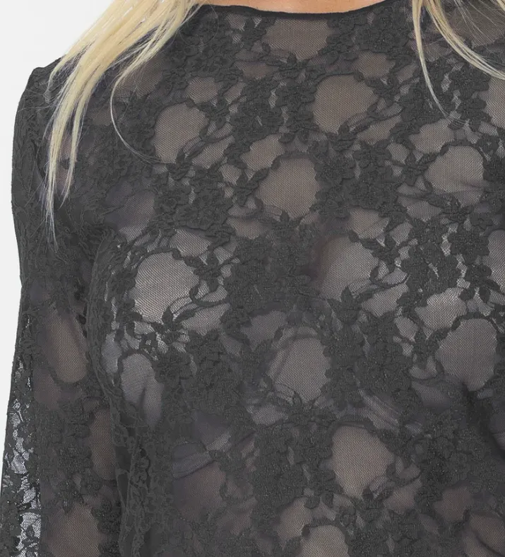 Joey The Label Geo Lace Top