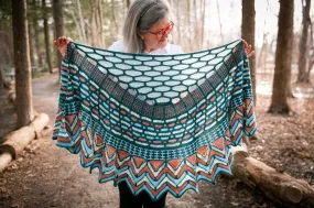 Knitting knit | Slipstravaganza shawl by Stephen West