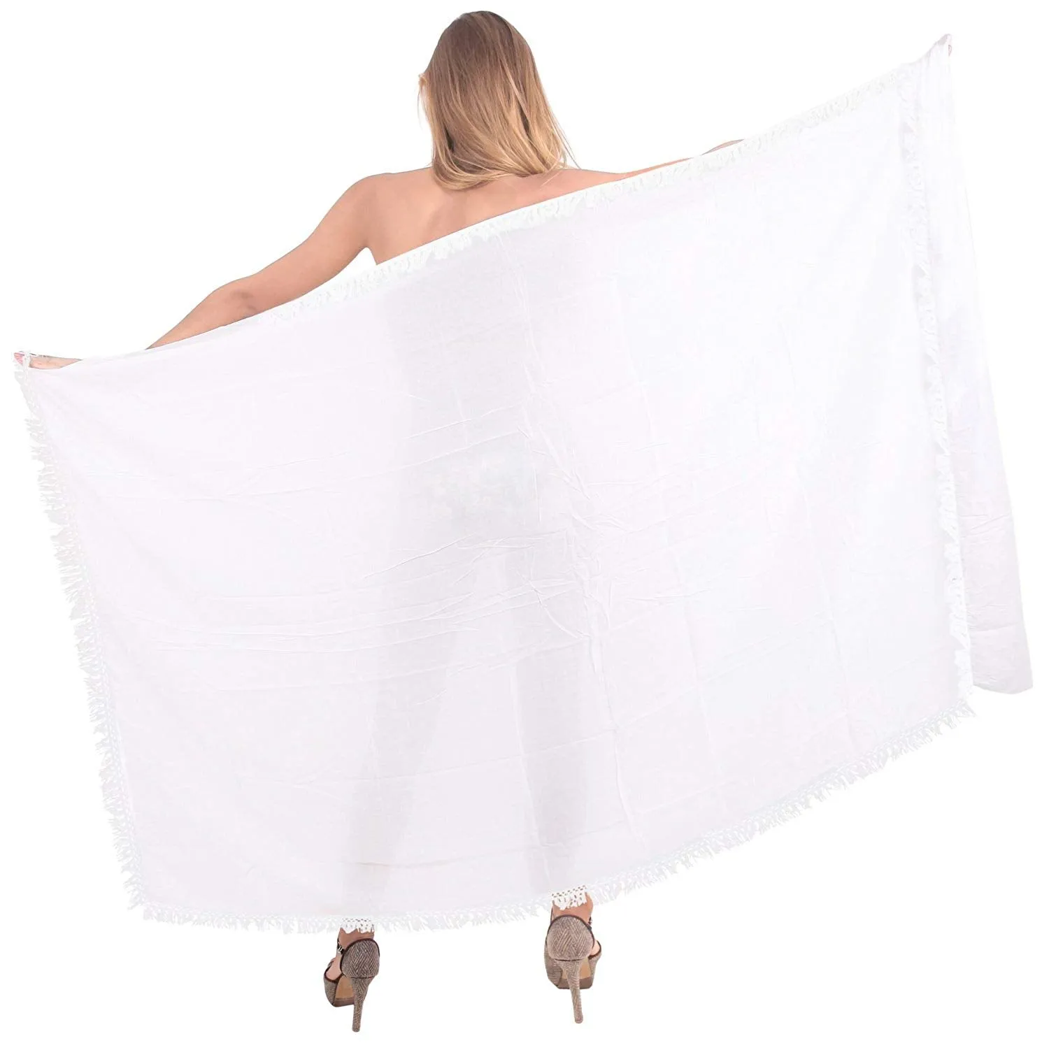 LA LEELA Women Beachwear Bikini Wrap Cover up Swimwear Bathing Suit 16 ONE Size
