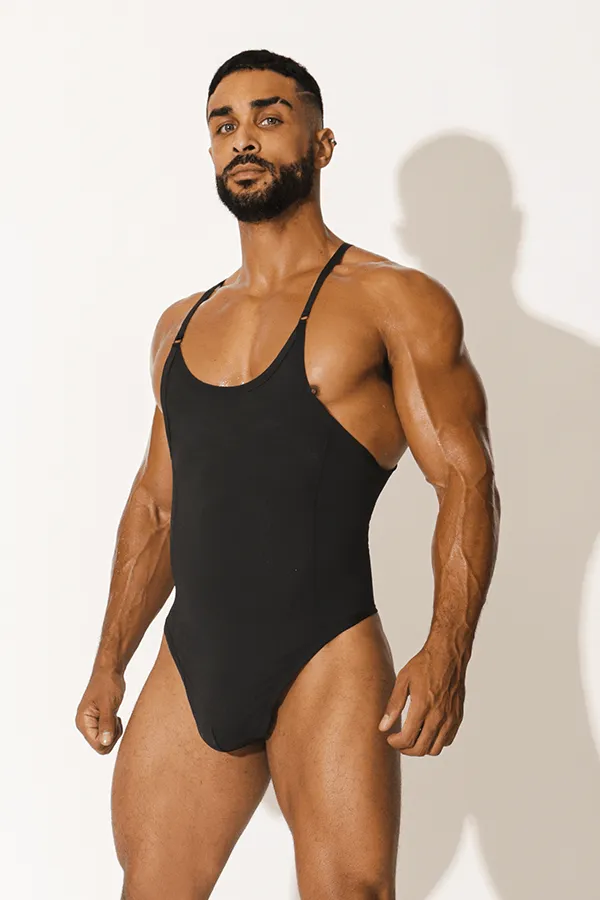 Let-Them-Know Camisole Bodysuit - Black