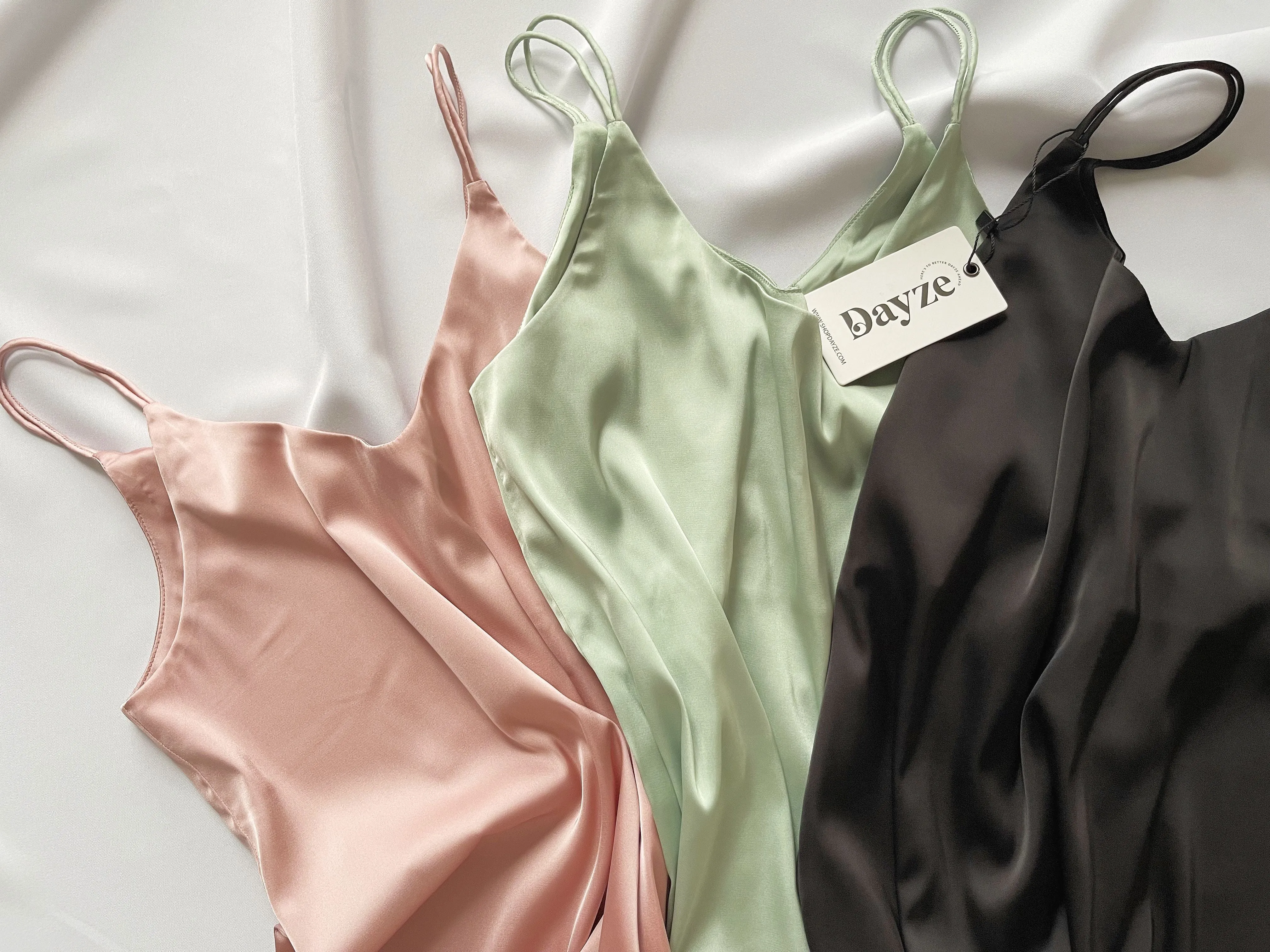 Lila Satin Camisole Top (Pack of 3)