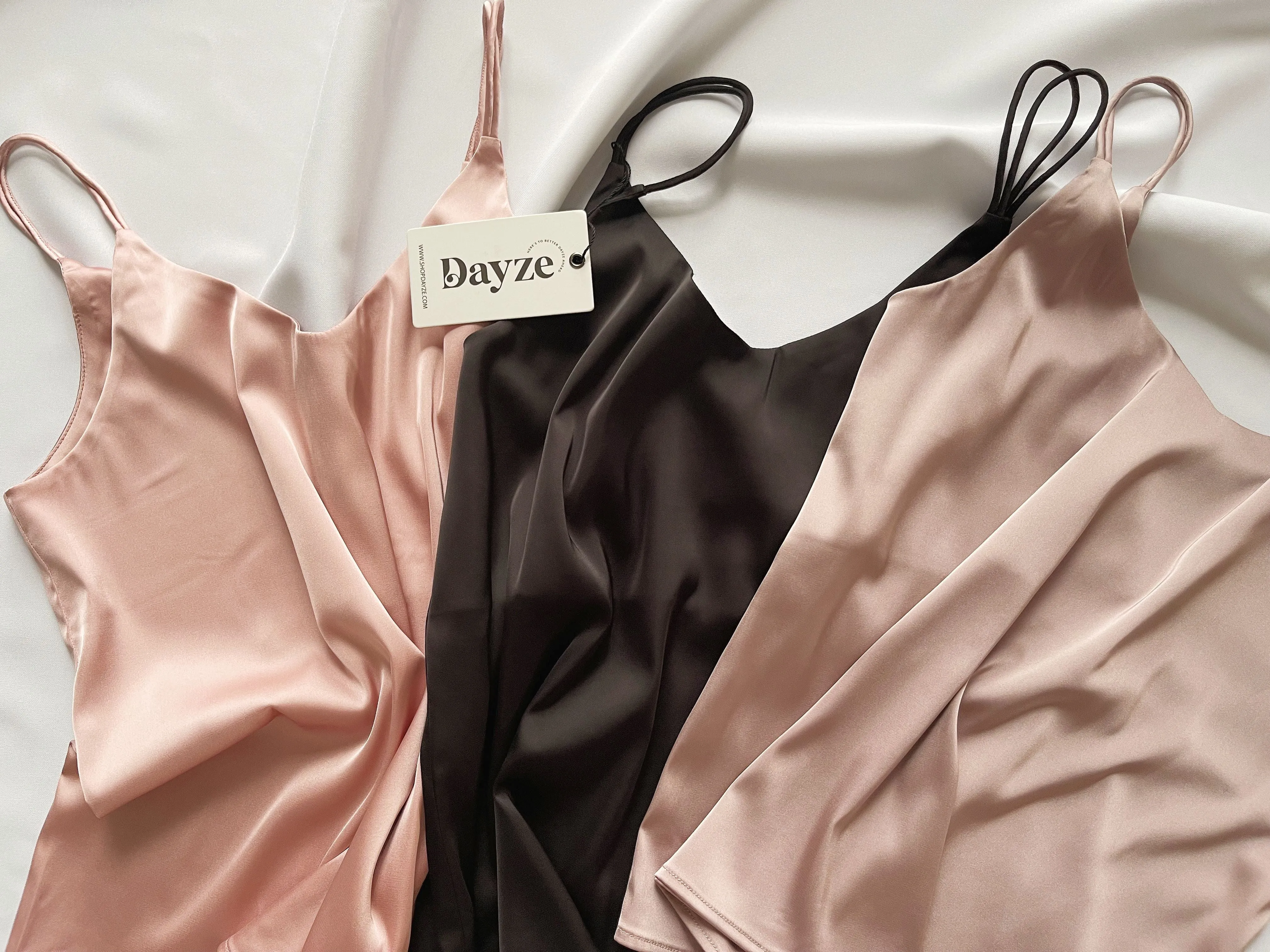 Lila Satin Camisole Top (Pack of 3)