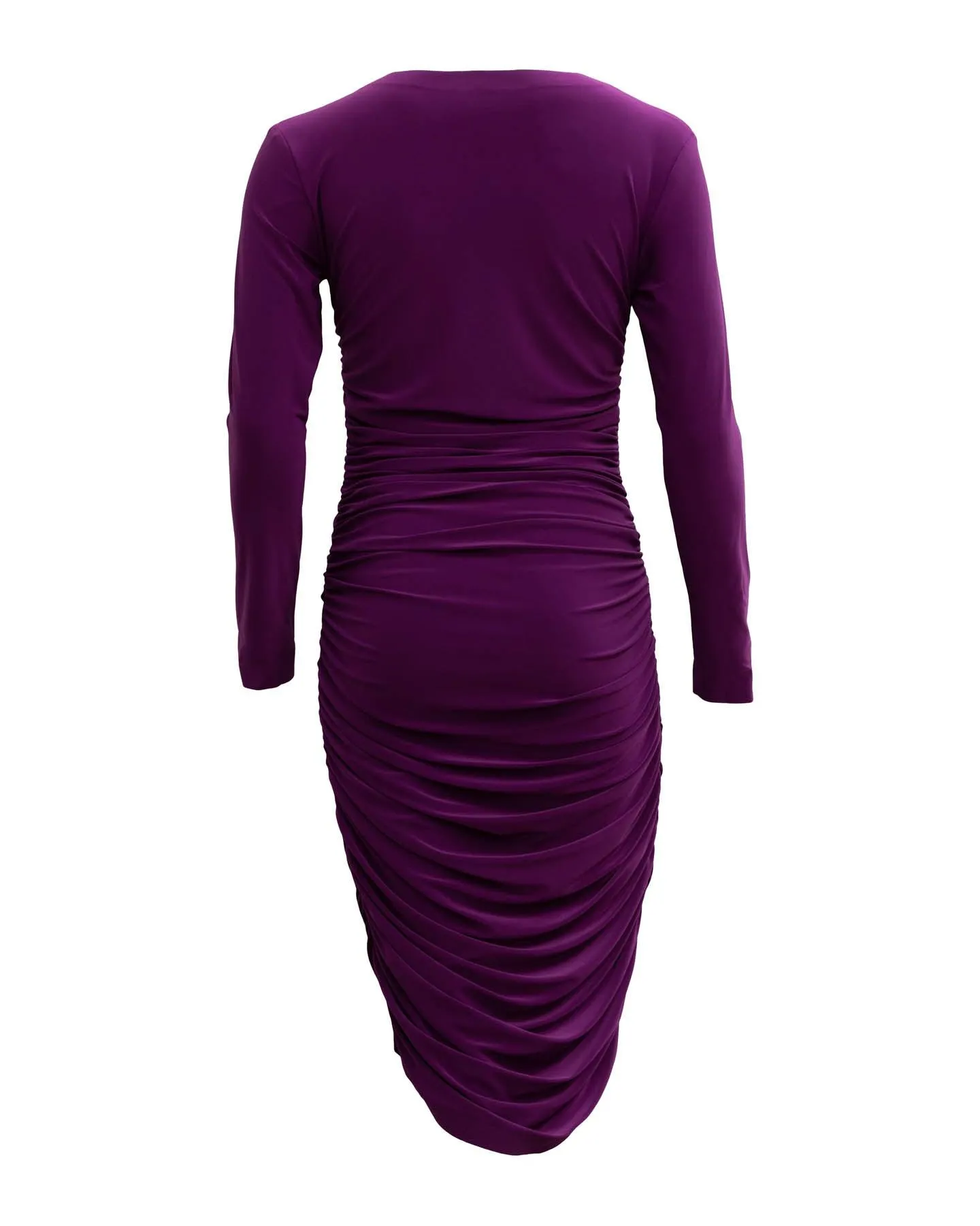 Longsleeve Shirred Dress