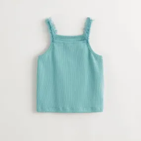 MARC & JANIE Girls Soft Elastic Ribbed Knit Camisole Tank Top 240563