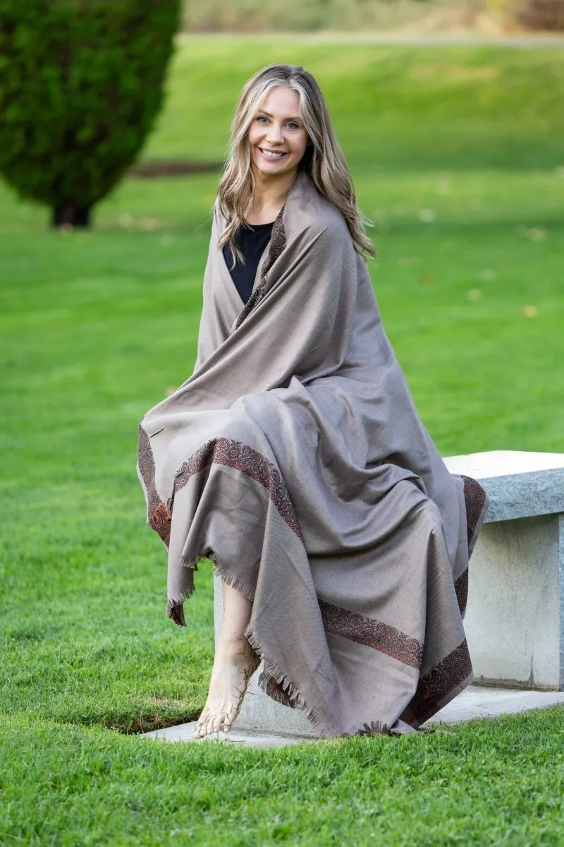 Meditation Shawl / Meditation Blanket / Prayer Shawl for Men Women (Gratitude)