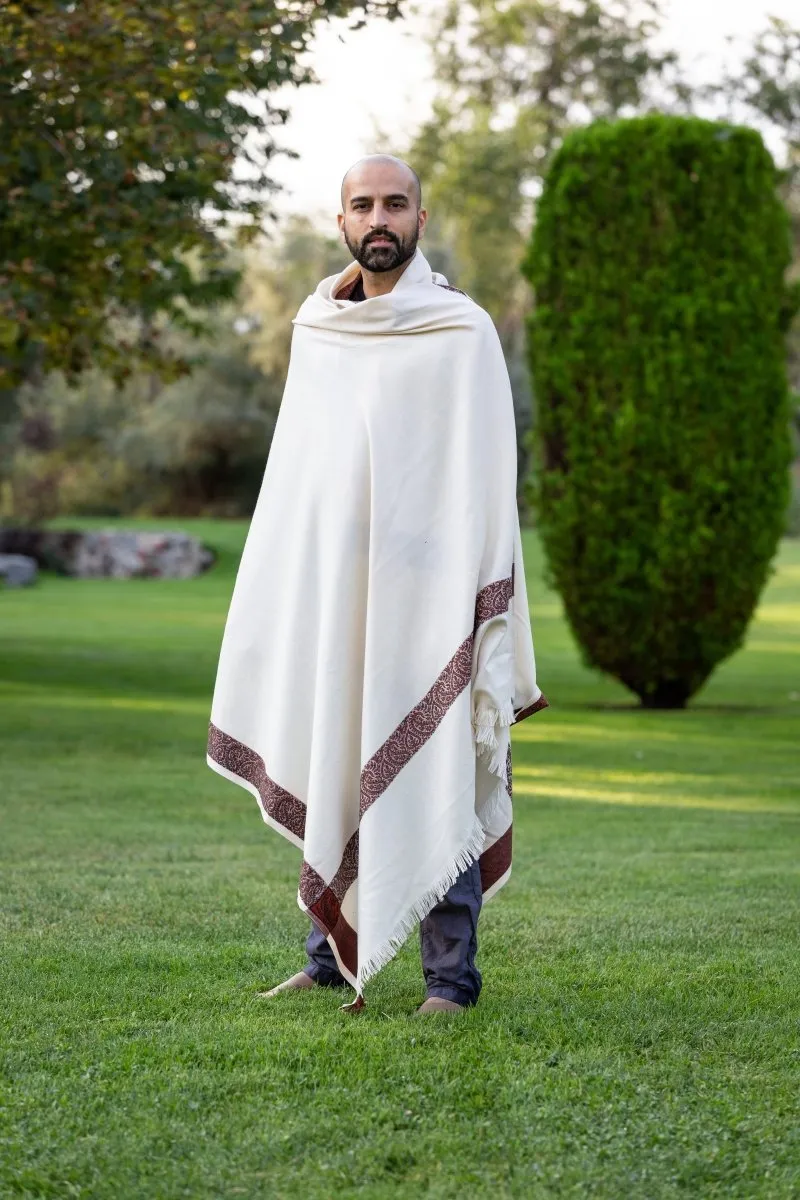 Meditation Shawl / Meditation Blanket / Prayer Shawl for Men Women (Gratitude)