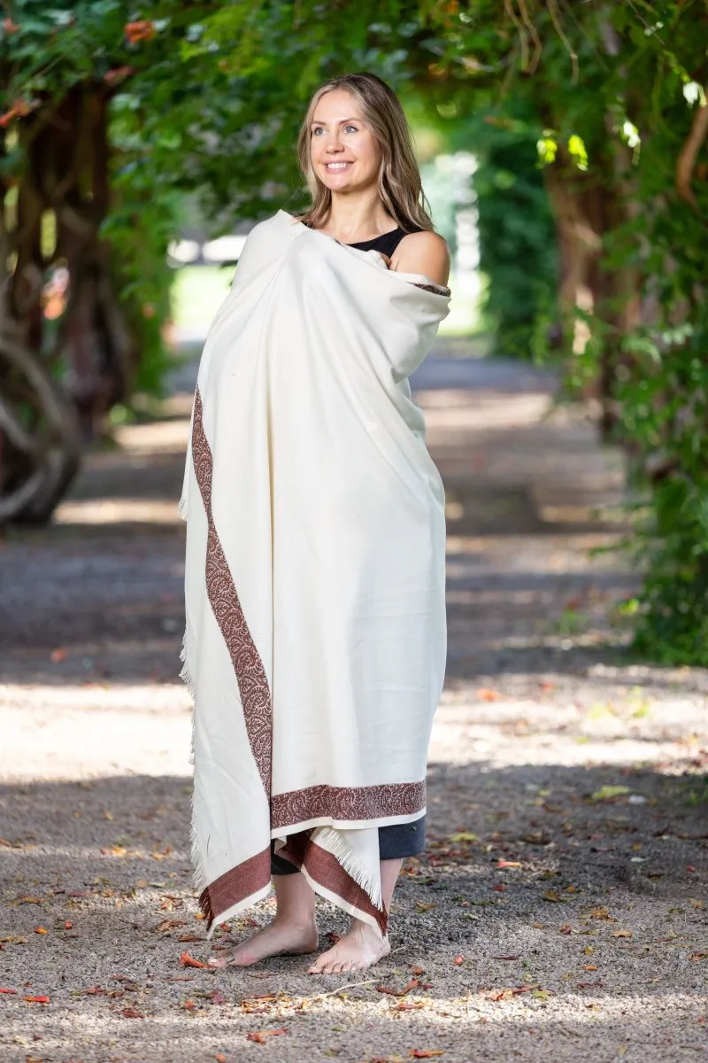 Meditation Shawl / Meditation Blanket / Prayer Shawl for Men Women (Gratitude)