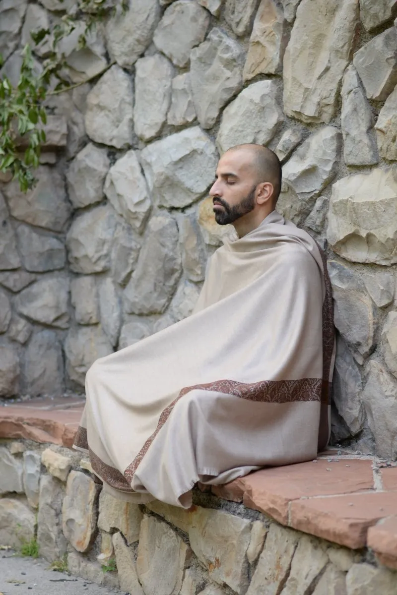 Meditation Shawl / Meditation Blanket / Prayer Shawl for Men Women (Happiness)