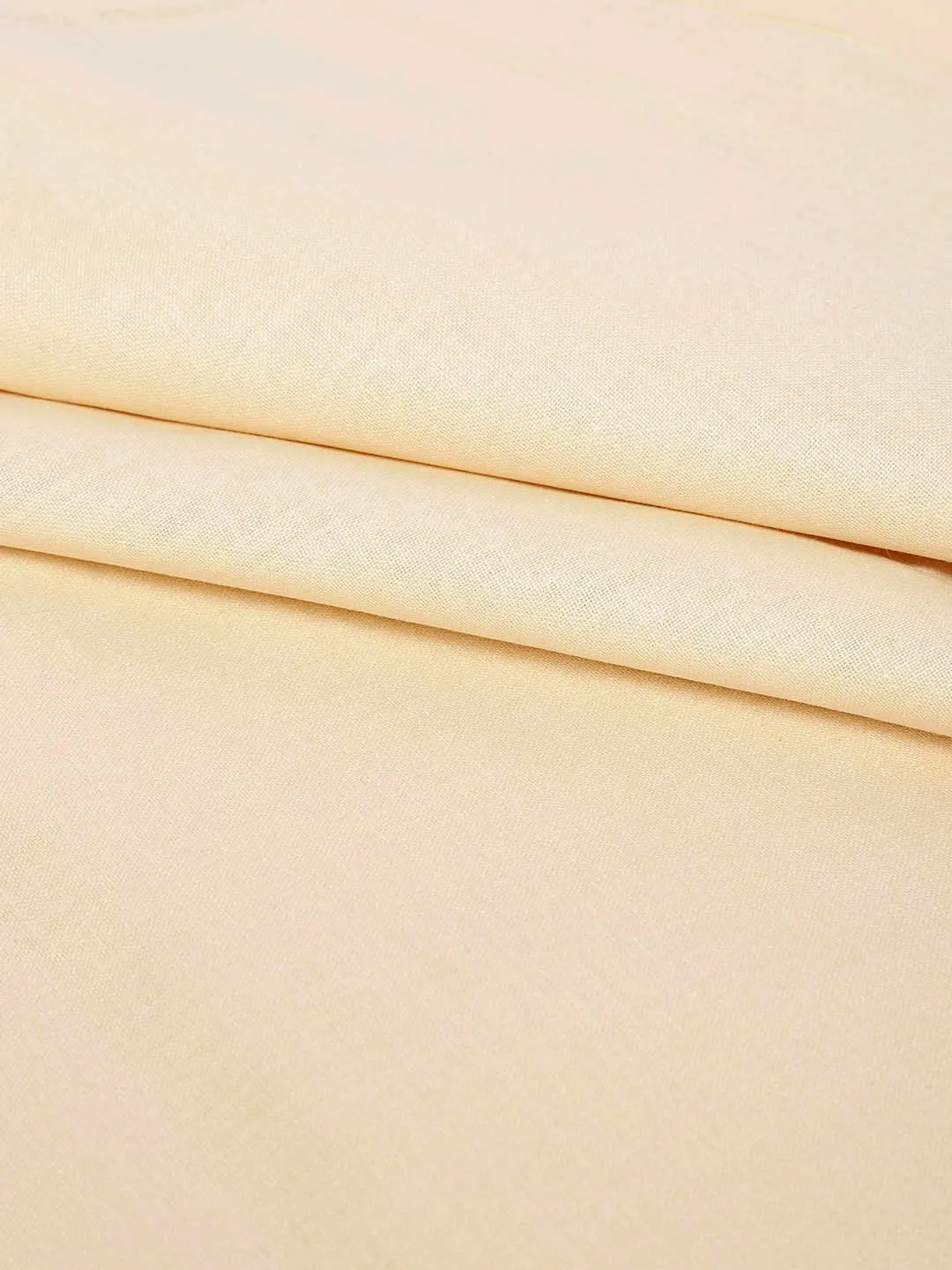 Men's Cotton Unstitched Shirt Fabric Beige 2 Metres - Sojanya