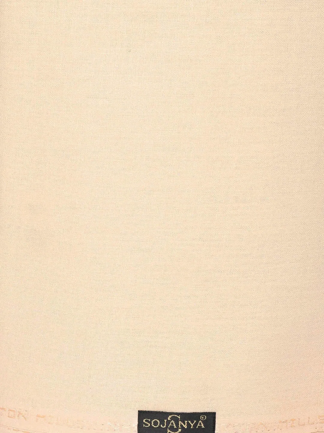 Men's Cotton Unstitched Shirt Fabric Beige 2 Metres - Sojanya