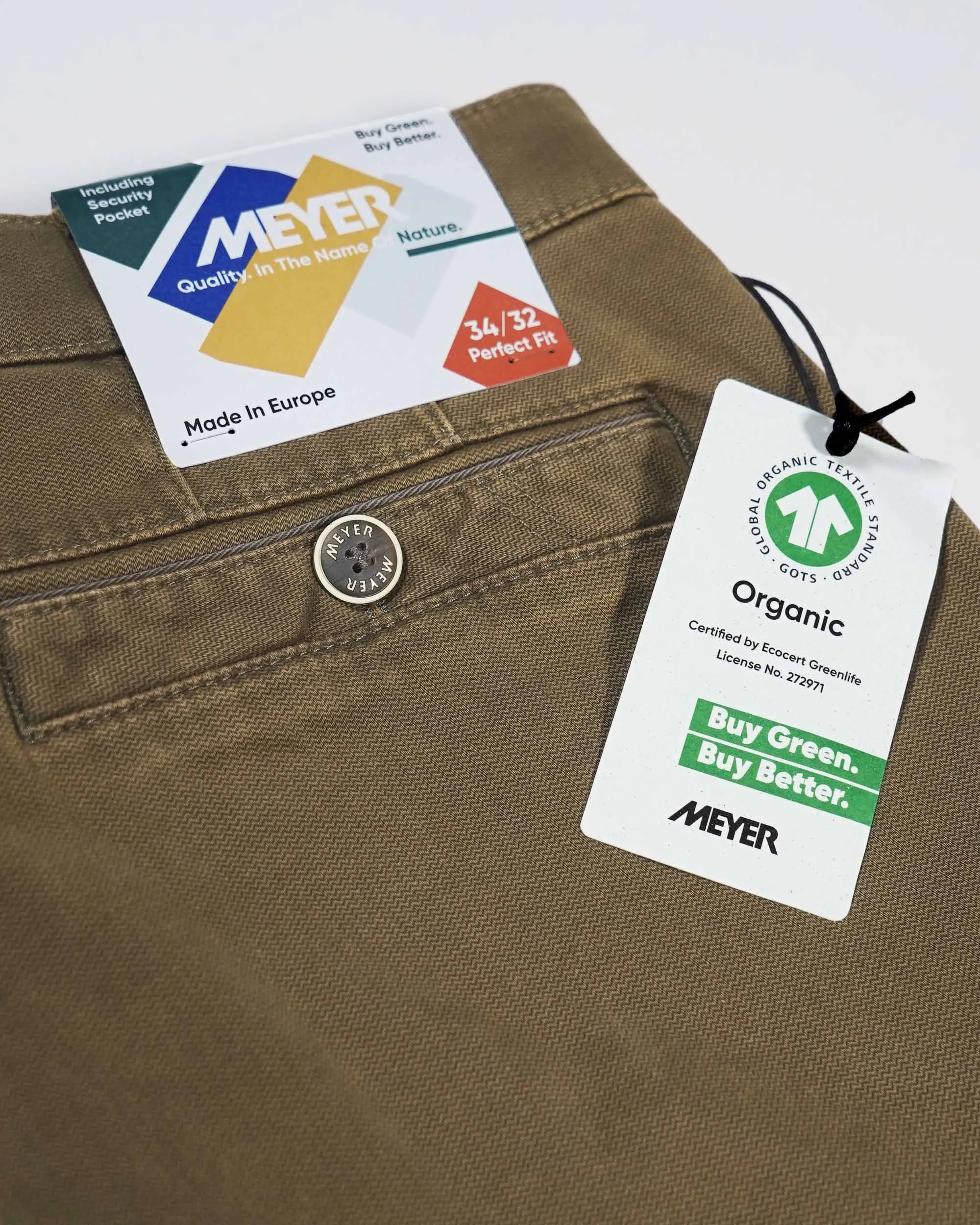 Meyer 'New York' Trousers - Taupe