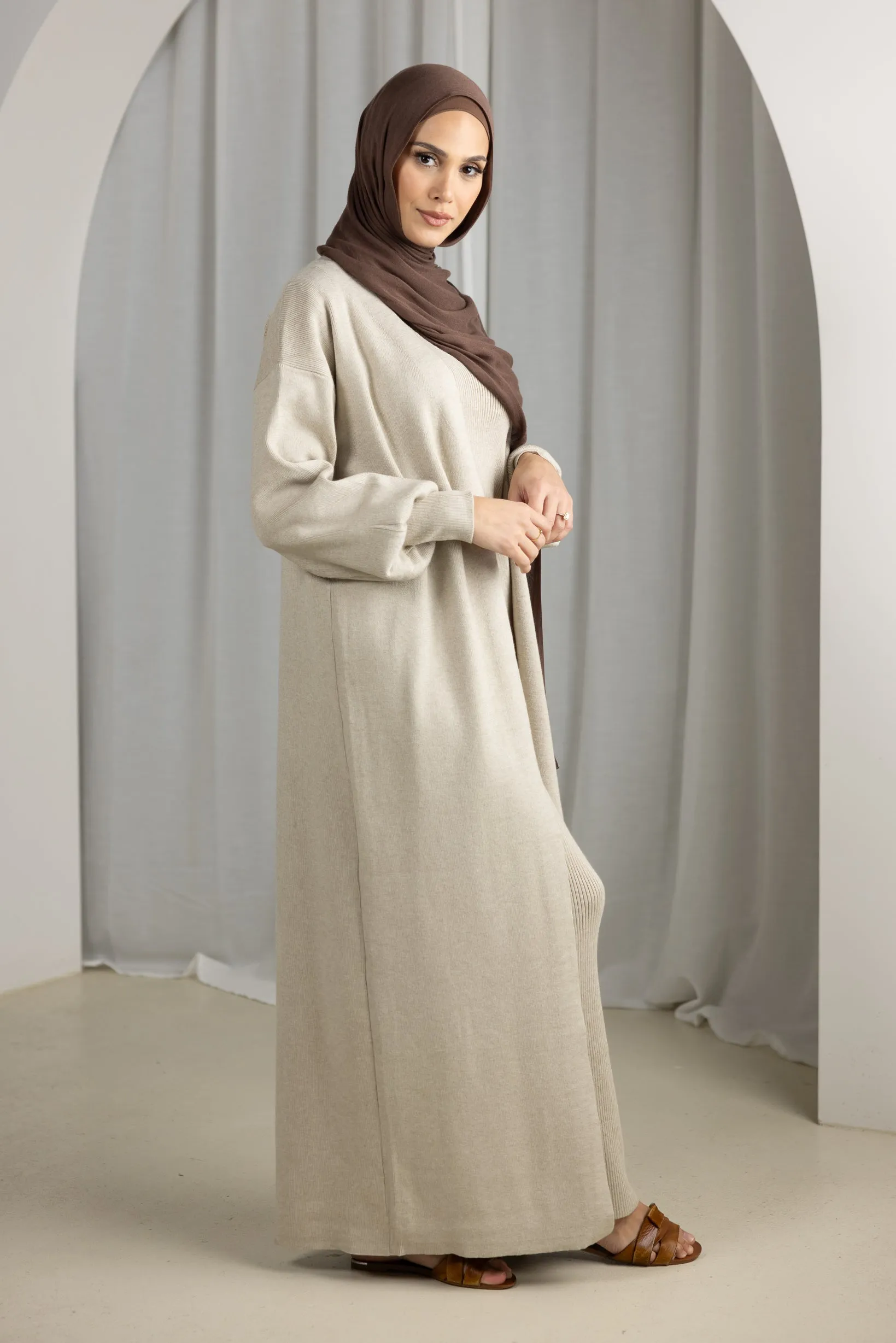 Mikayla Knit Dress & Cardigan Set