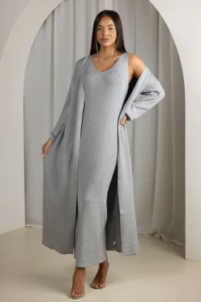 Mikayla Knit Dress & Cardigan Set