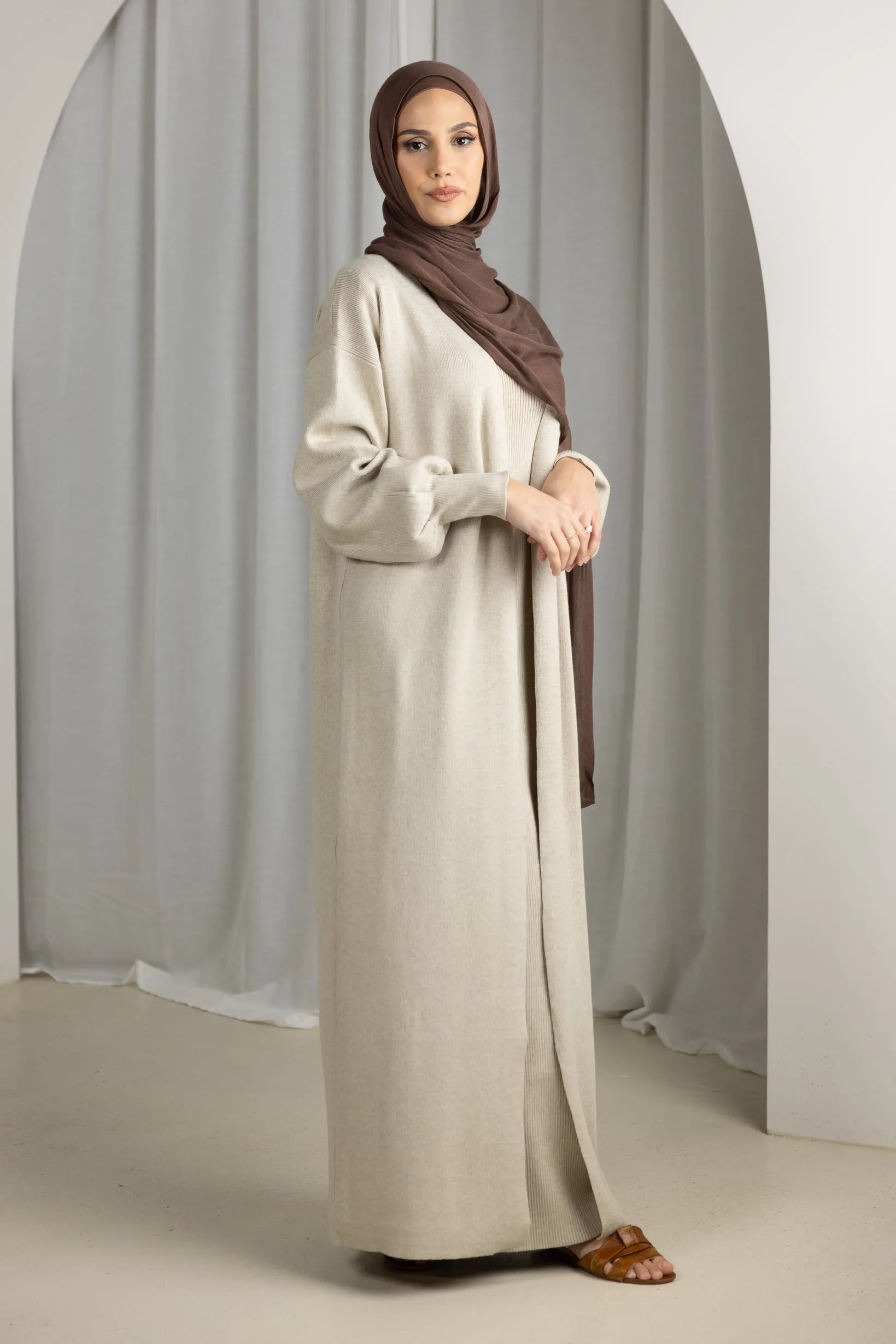 Mikayla Knit Dress & Cardigan Set