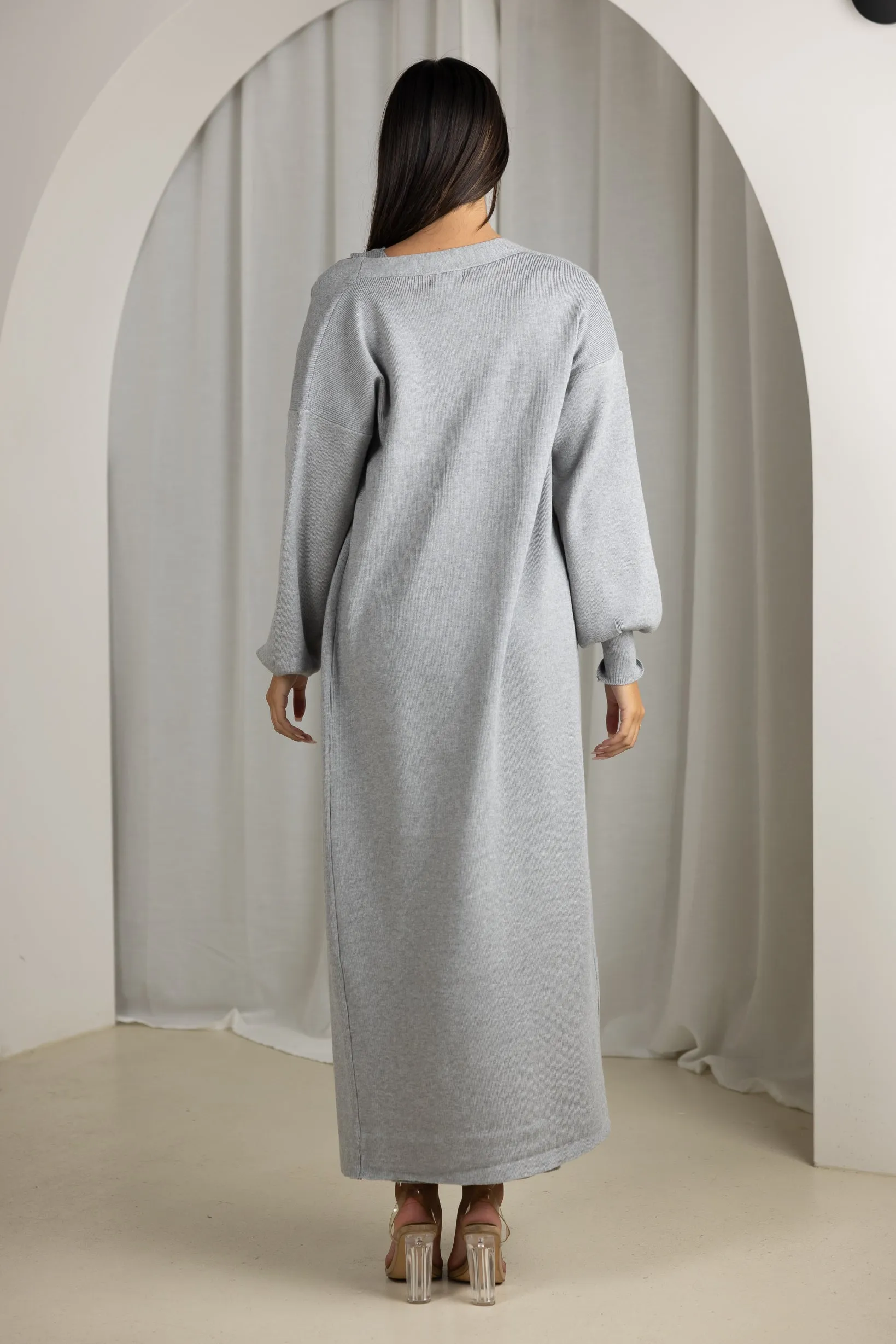 Mikayla Knit Dress & Cardigan Set