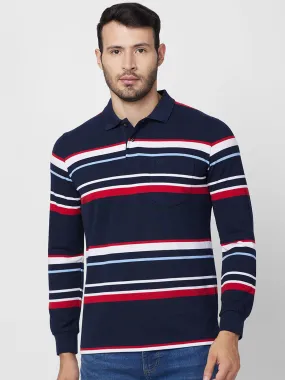 Modern Striped Polo Long sleeve