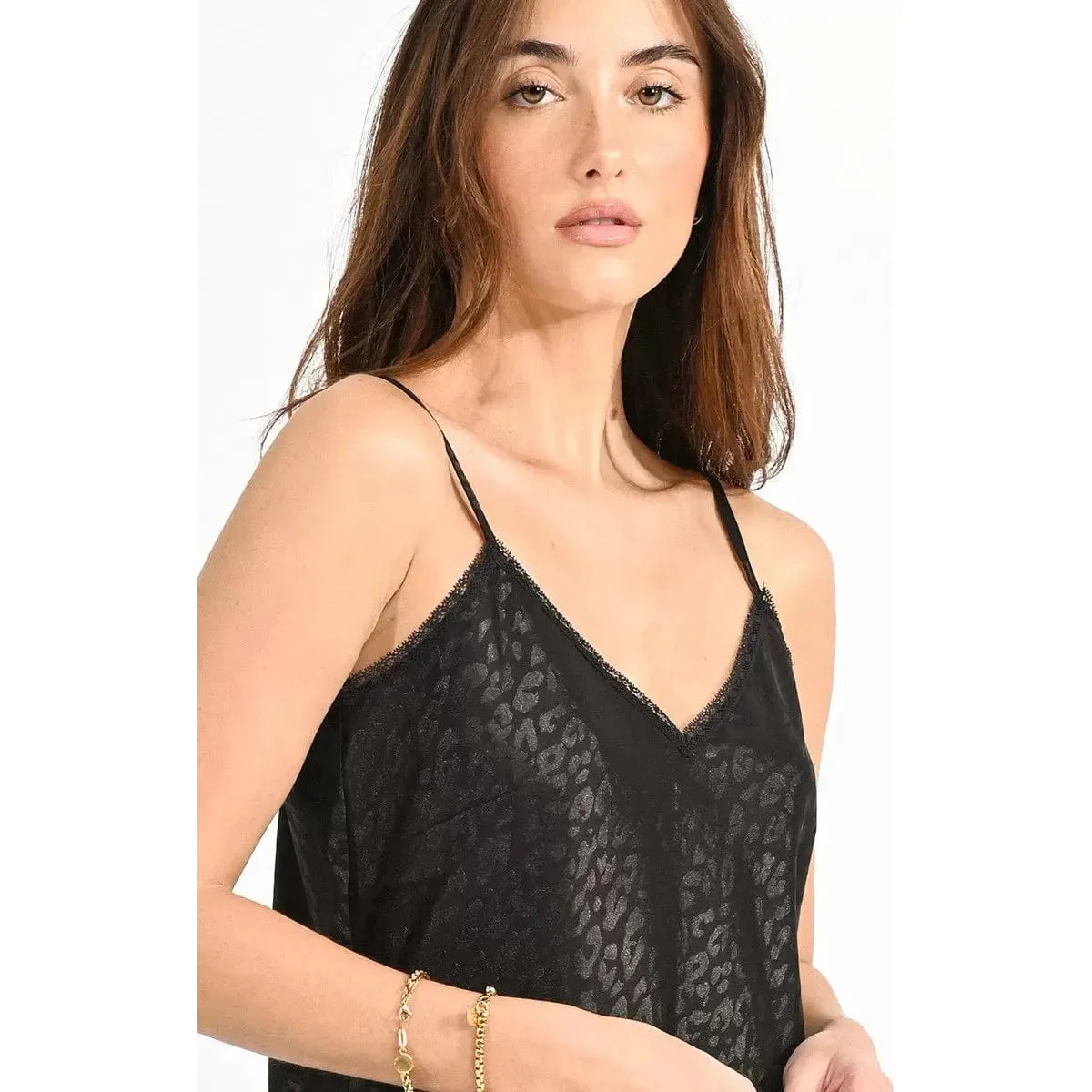 Molly Bracken Leopard Satined Camisole