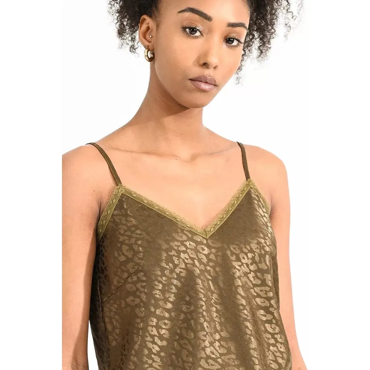 Molly Bracken Leopard Satined Camisole