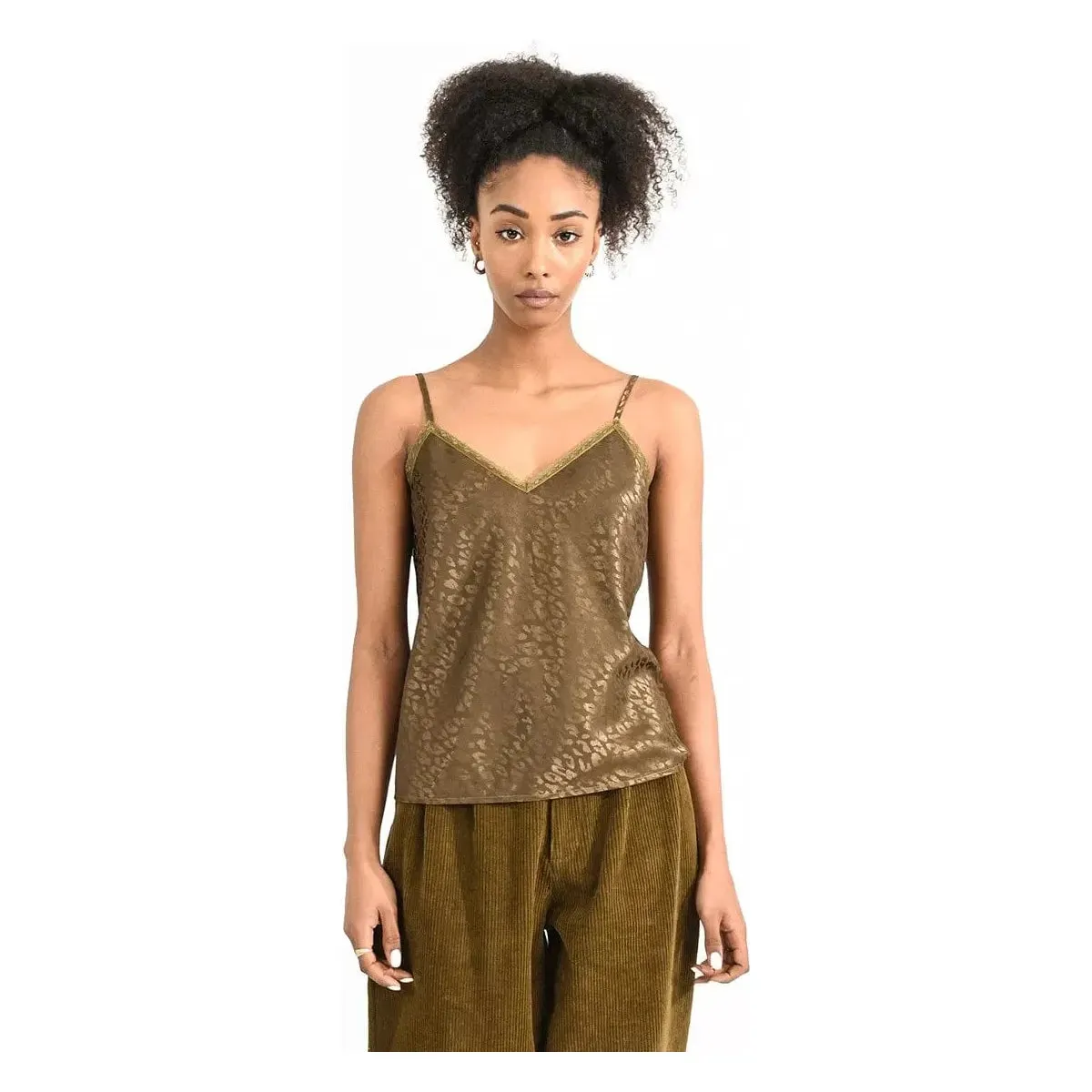 Molly Bracken Leopard Satined Camisole