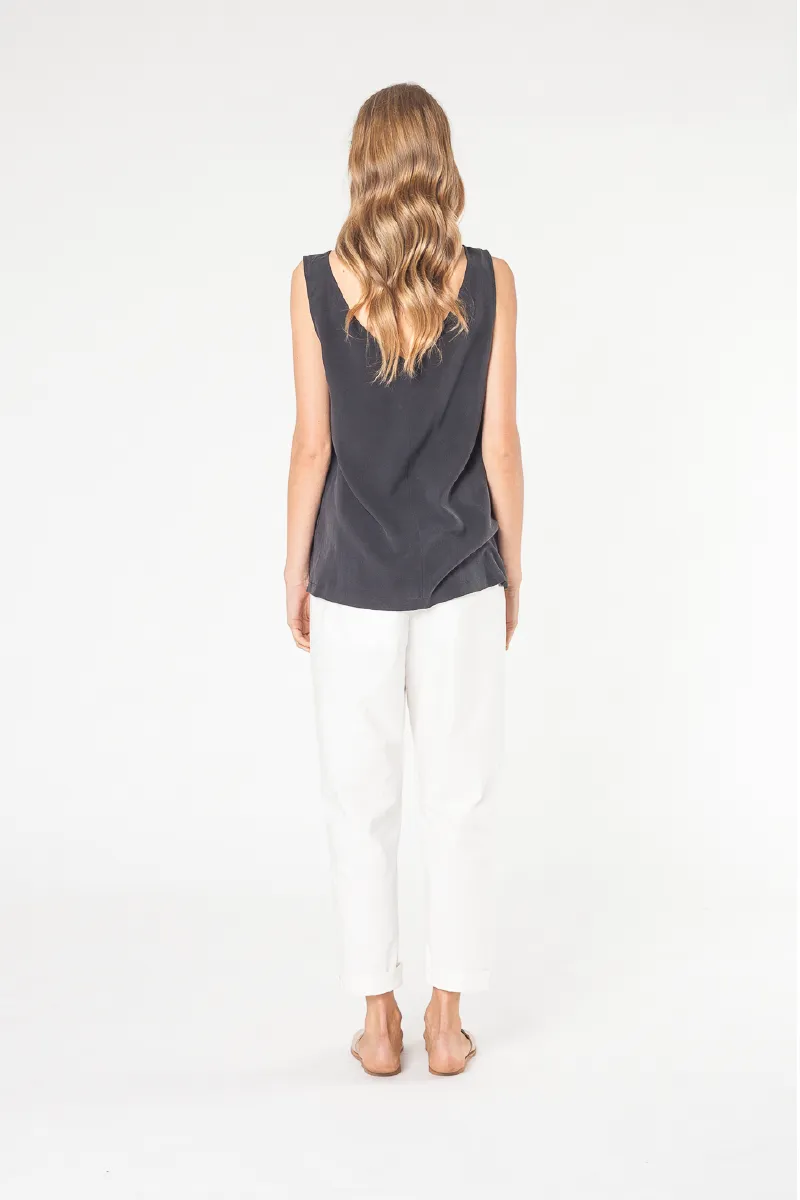Motion Silk Top - Black