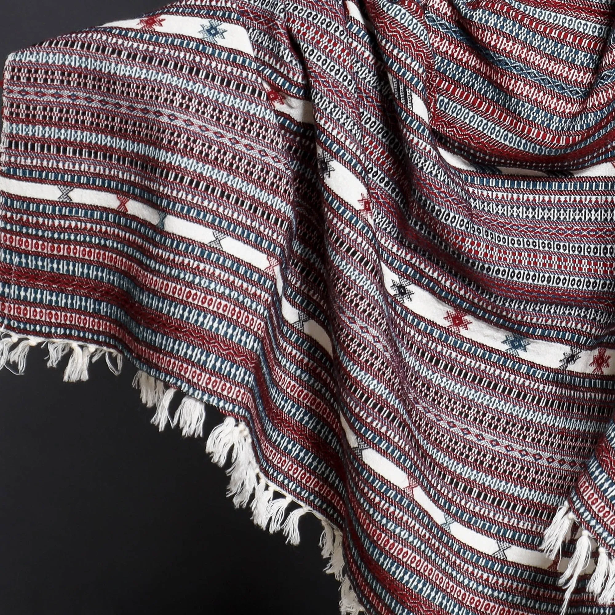Multicolor - Kutch Weaving Handloom Merino Woolen Shawl
