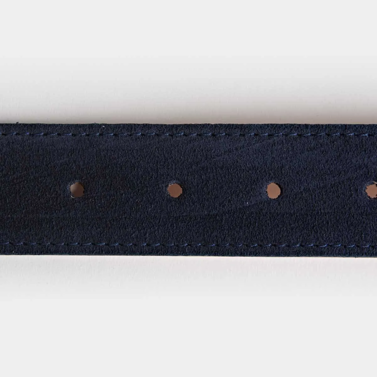 Navy Chiltern Suede Belt