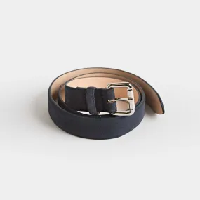 Navy Mount Suede Belt