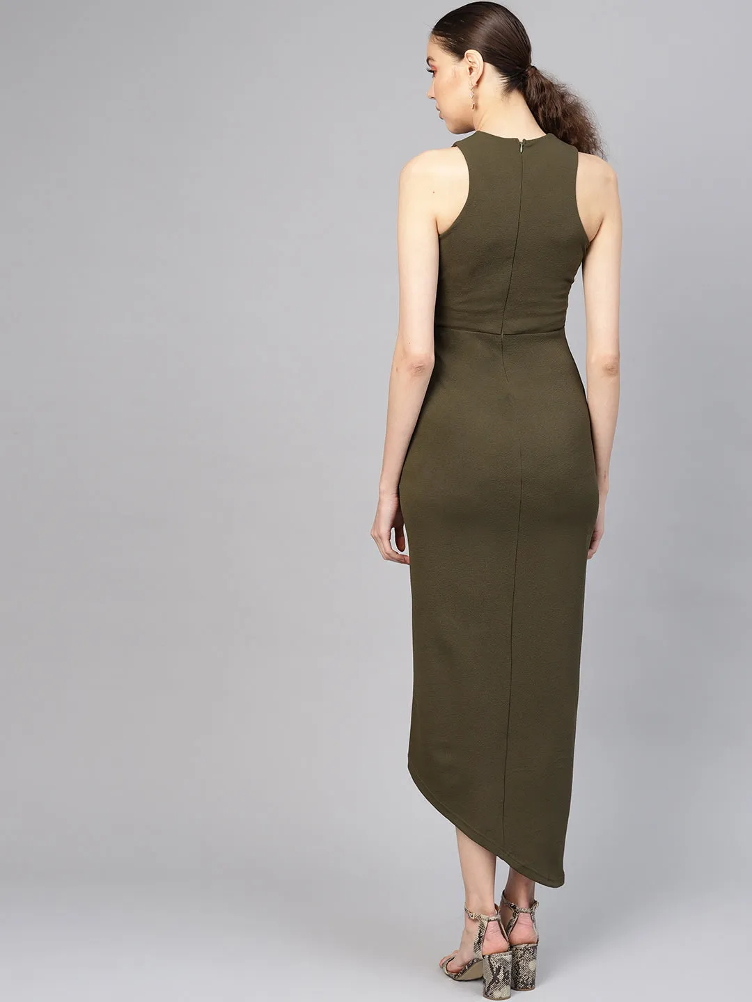 Olive Halter Maxi