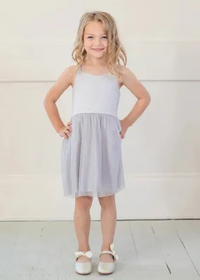 Pixie Dust Sparkly Knit and Tulle Dress