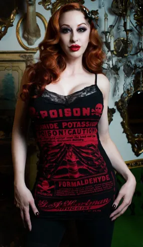 Poison Antidote Lace Cami Black