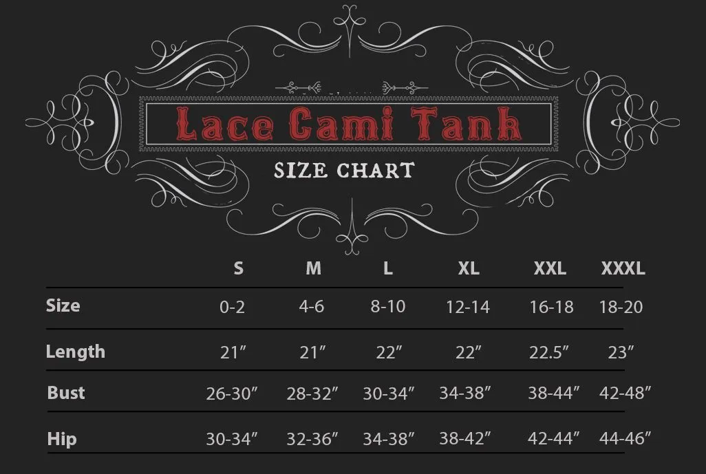 Poison Antidote Lace Cami Black