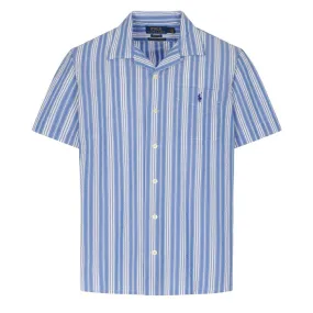 Polo Ralph Lauren Stripe Camp Shirt Blue / White