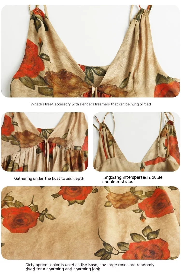 Printed Camisole Dress For Women