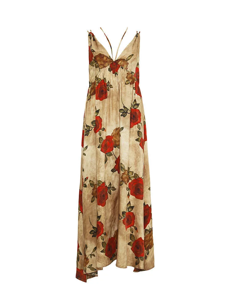 Printed Camisole Dress For Women