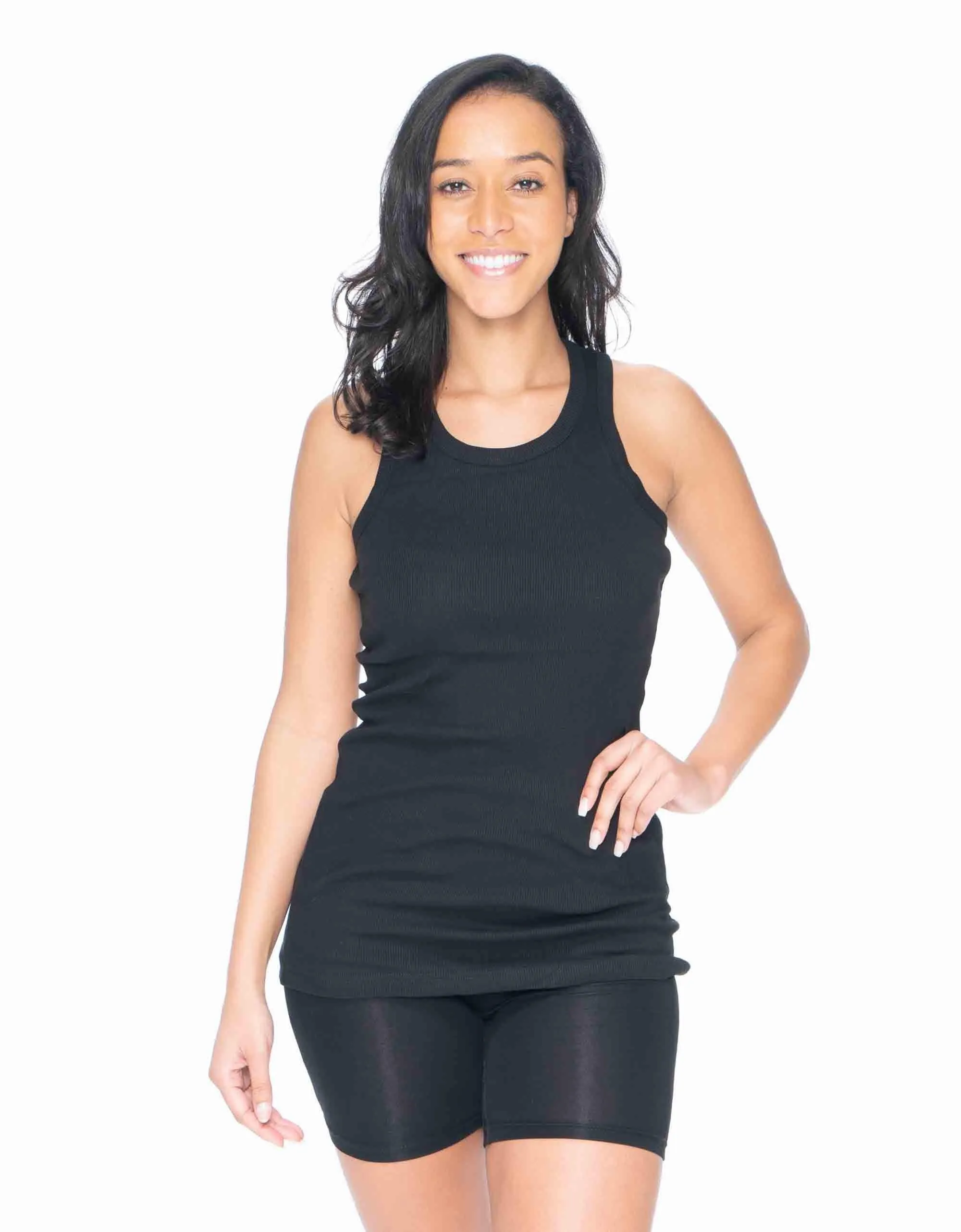 Racerback Colorful Tank Tops - 4 Bright Assorted TackTop Packs