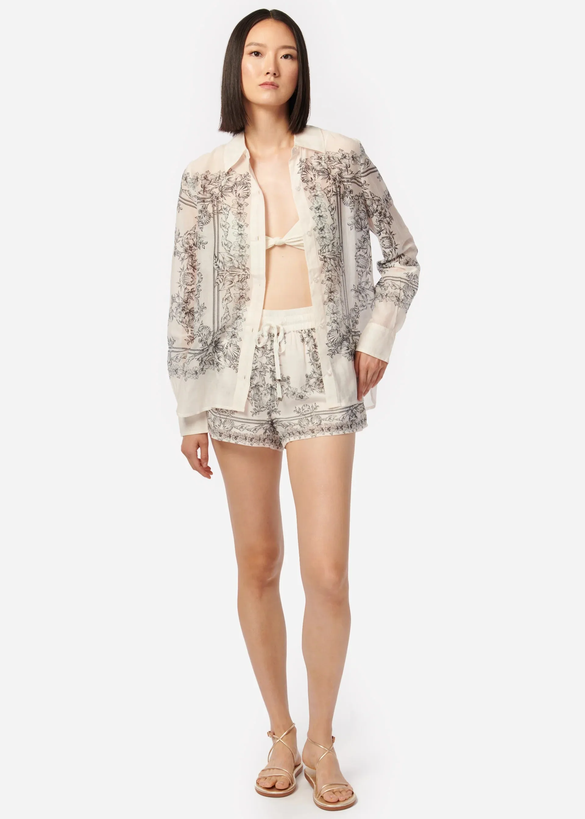 Rafella Top - Seaside Bandana