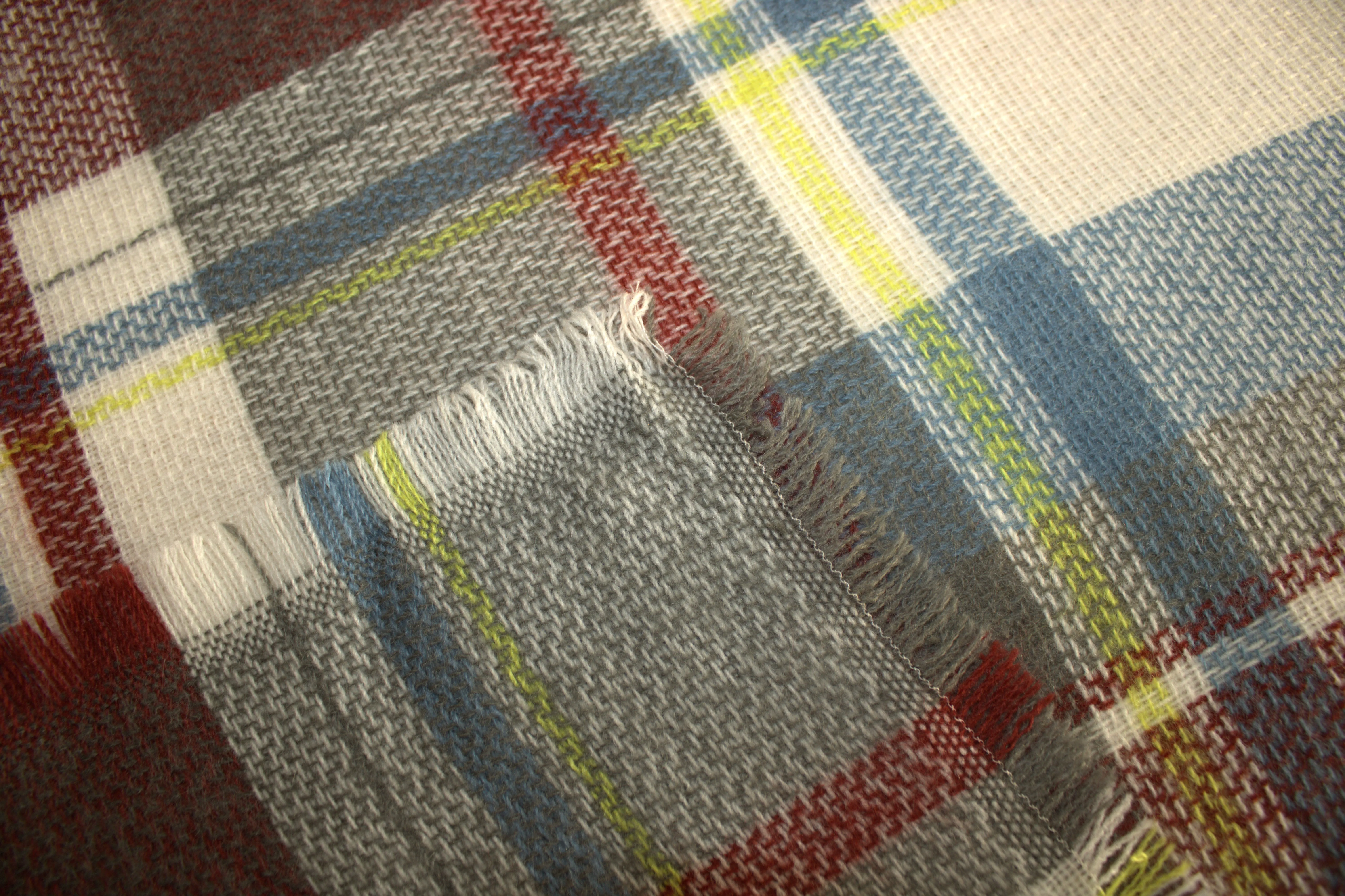 Red, Blue and White Winter Blanket Scarf/ Fall Autumn Blanket Scar/ Plaid Blanket Scarf/ Winter Oversized Scarf/ Winter Scarf/ Shawl/ Bridesmaid Gift/Women Scarf / Gifts for Her / Women Shawl / Bridesmaid Scarf/ Fall Scarf