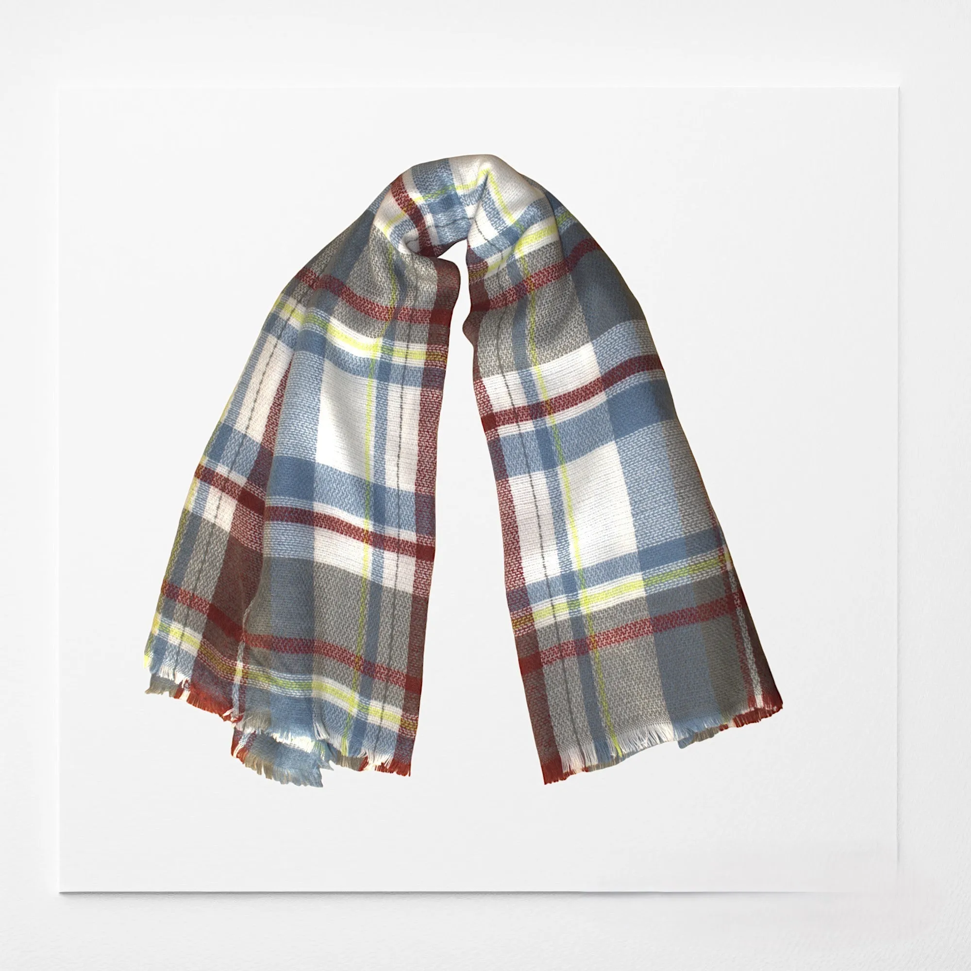 Red, Blue and White Winter Blanket Scarf/ Fall Autumn Blanket Scar/ Plaid Blanket Scarf/ Winter Oversized Scarf/ Winter Scarf/ Shawl/ Bridesmaid Gift/Women Scarf / Gifts for Her / Women Shawl / Bridesmaid Scarf/ Fall Scarf