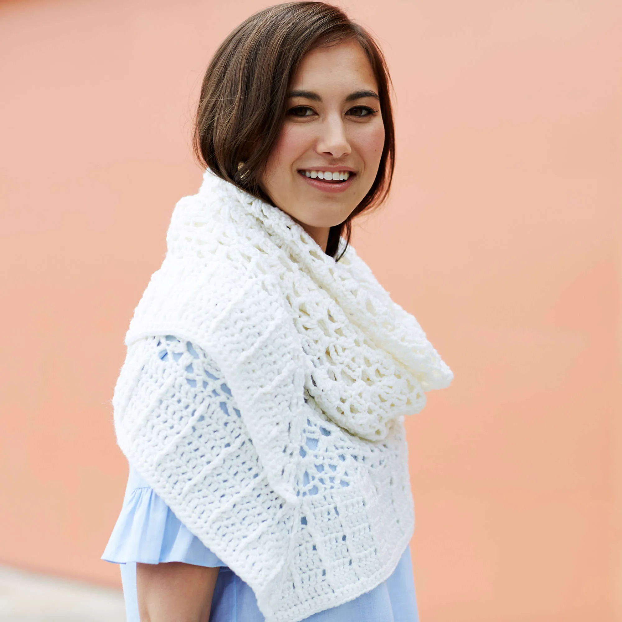 Red Heart Crochet Margaux Chic Shawl