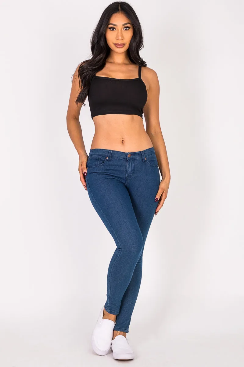 Ribbed Knit Cami Crop Top (CAPELLA)