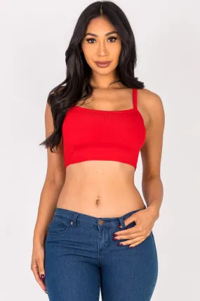 Ribbed Knit Cami Crop Top (CAPELLA)