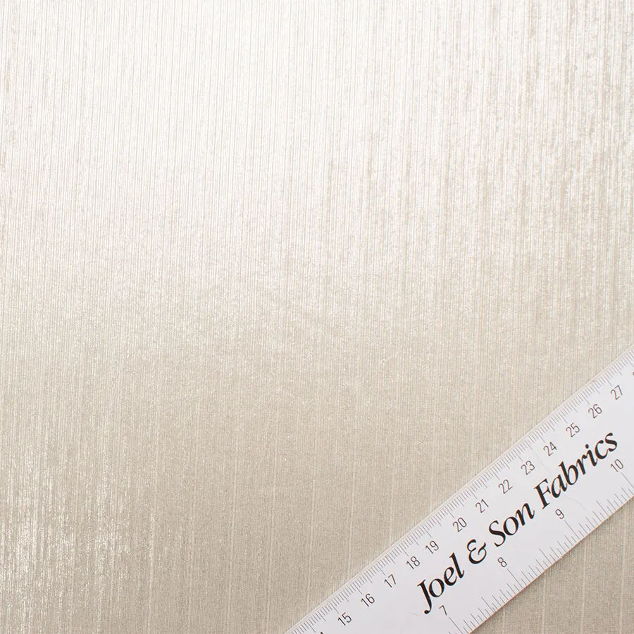 Rich Ivory Metallic Jersey