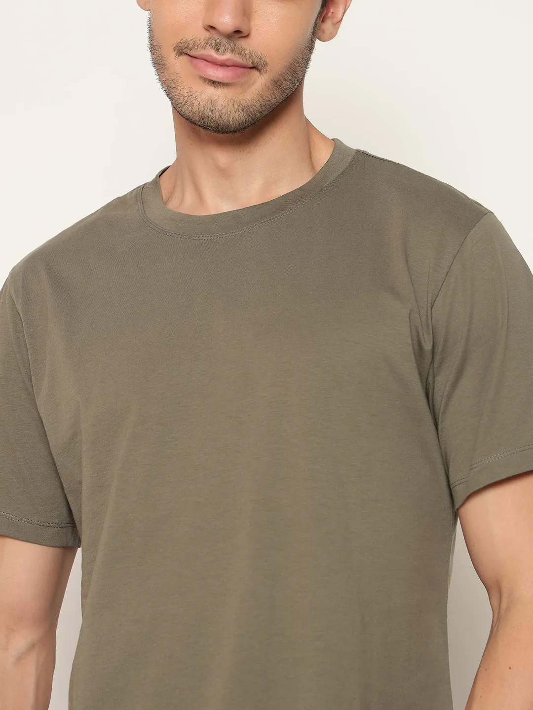 Round Neck Pure Cotton T-shirts