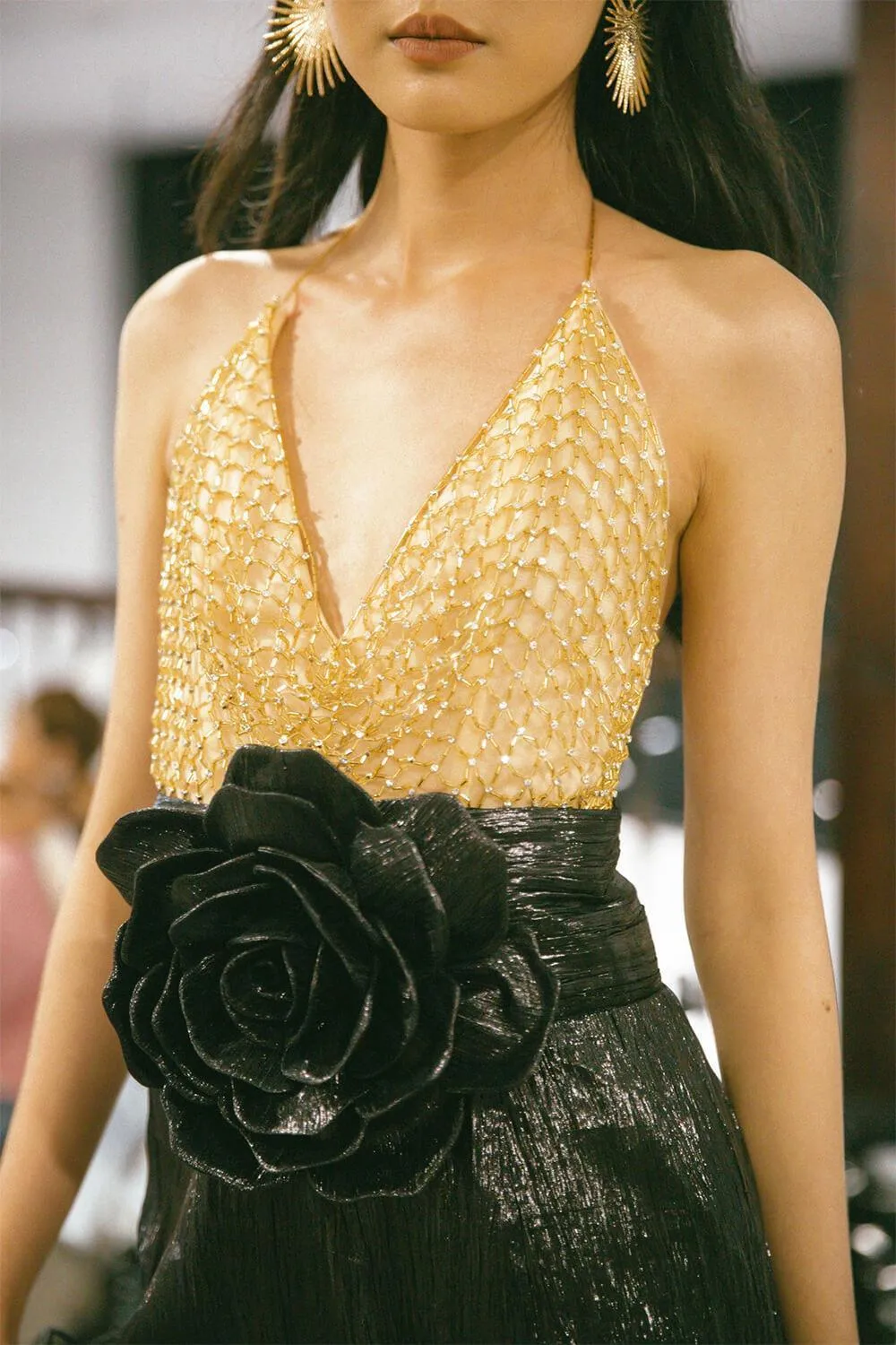 Sandra Straight Camisole Taffeta Jumpsuit